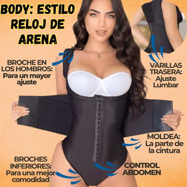 ¡BODY AMPULHETA!  ¡REDUCTOR DE MEDIDAS Y MODELO SILUETA!