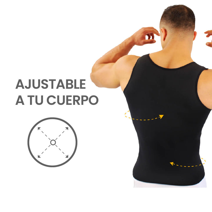 ¡CHALECO REDUCTOR DE ABDOMEN MASCULINO!