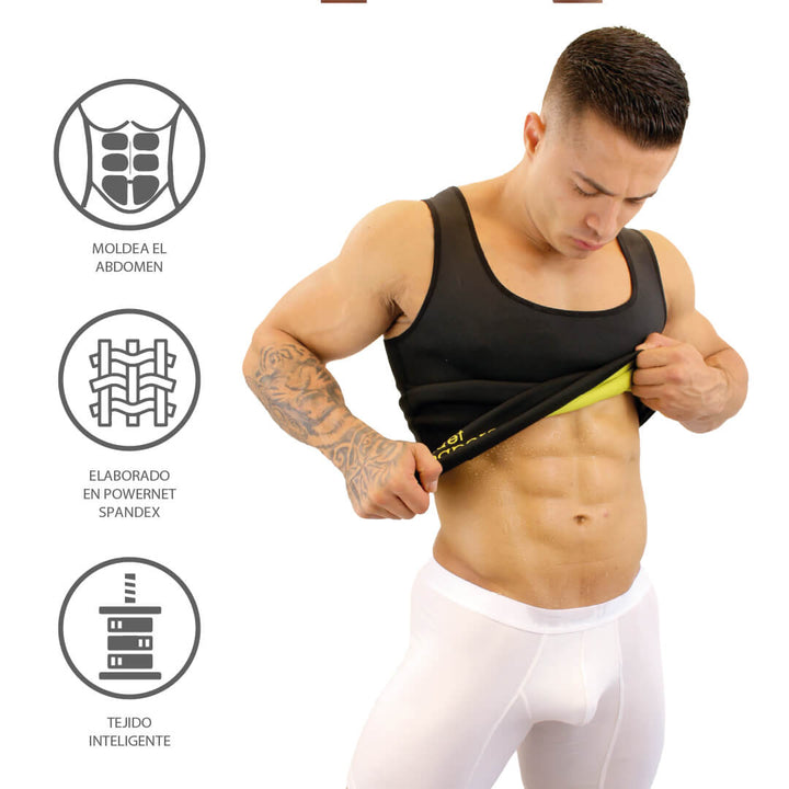 ¡CHALECO REDUCTOR DE ABDOMEN MASCULINO!